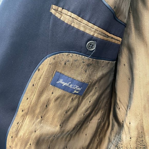 Joseph and Feiss 50L Navy Blue Suit Blazer - Picture 2 of 7